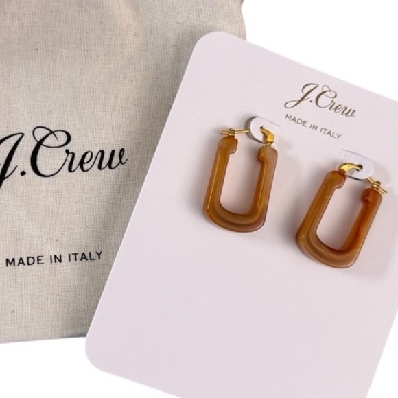 J. Crew Hoop Earrings made in Italy - Picture 4 of 7